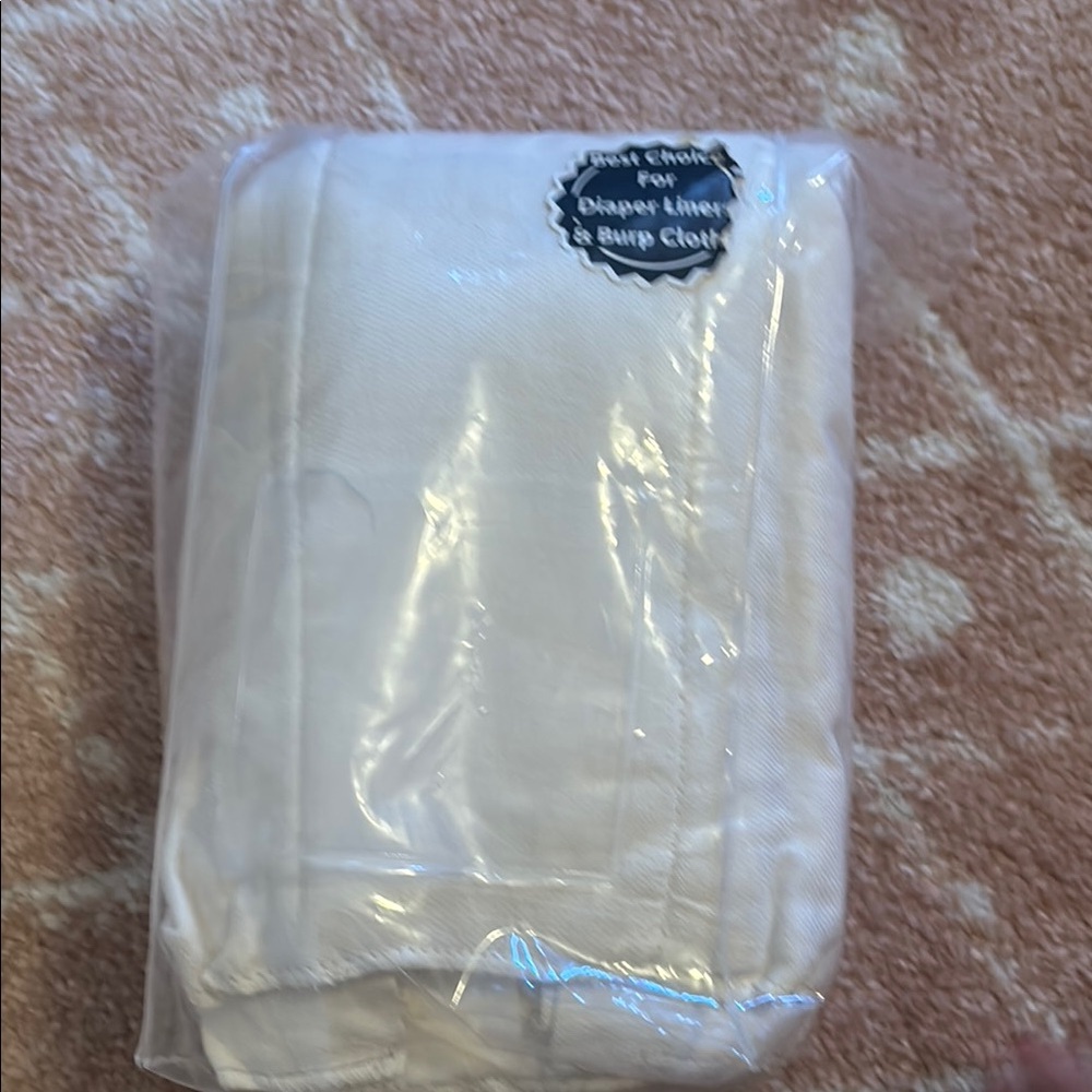 Gerber Cream Prefold Cloth Diaper liners
